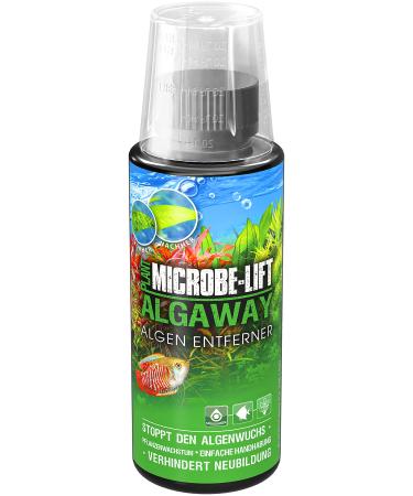 Microbe -Lift Algaway - 118 ml - algae shredders - fast & effective algae fighting for freshwater aquariums prevents new formation safe for fish and plants 118ml (4Oz) - Buy Online on GoSupps.com