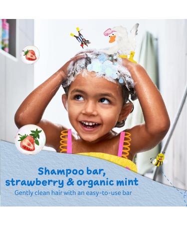 Childs Farm Kids Shampoo Bar 60g - Strawberry & Organic Mint | All Hair Types - Buy Online on GoSupps.com