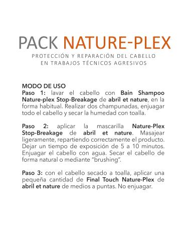 Abril et Nature Nature Plex Gift Set - Anti-Frizz Shampoo Moisture Mask & Stem Cell Treatment for Stressed Hair - International Shipping Available - Buy Online on GoSupps.com