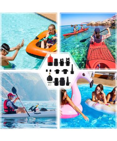 Treela Inflatable SUP Pump Adapter with 9 Air Valve Nozzles - Black/Red/Gold - Buy Online on GoSupps.com