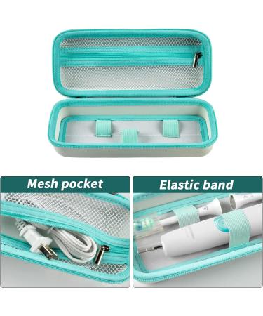 Travel Storage Bag for Philips Sonicare & Oral-B Toothbrush - Compatible Case for Pro Models & Accessories (White) - Buy Online on GoSupps.com