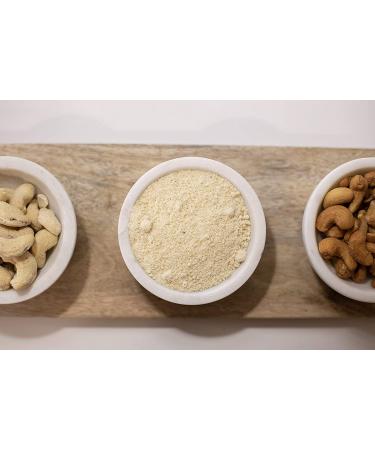 Organic Non-GMO Cashew Flour - Paleo & Vegan Baking Flour | Finely Ground Fairtrade Cashew Powder - Buy Online on GoSupps.com