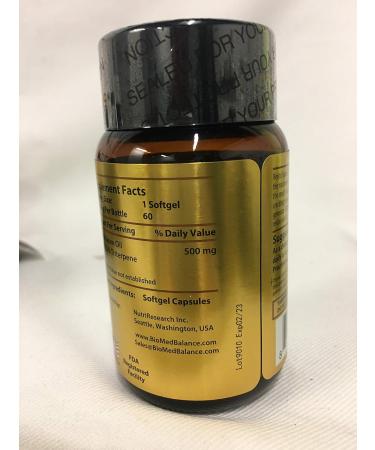 BIOMED BALANCE Reishi Spore Oil 60 Count - Premium Mushroom Supplement - Buy Online on GoSupps.com