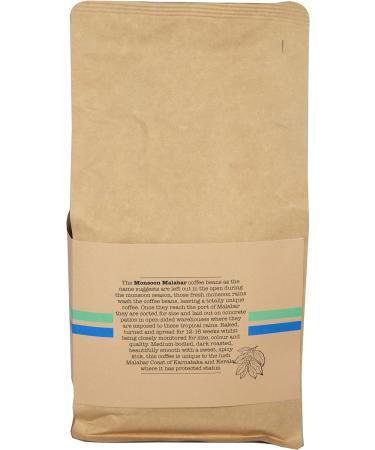 Monsoon Malabar Dark Roast Whole Coffee Beans - Single Origin 500g - Buy Online on GoSupps.com