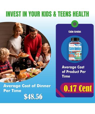 Calm Kids Magnesium Citrate Gummies Kids Sleep Mood & Relaxation Support Vegan Magnesium Gummies Non-GMO Gluten-Free 60 Ct - Buy Online on GoSupps.com