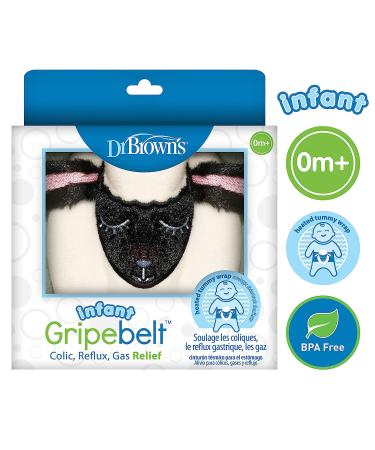 Dr. Browns Infant Gripebelt for Colic & Gas Relief | Heated Baby Swaddling Belt | Natural Upset Stomach Relief for Babies | Lamb Design | 0-3 Months - Buy Online on GoSupps.com