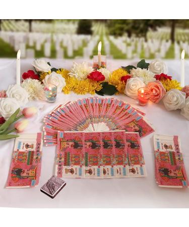 200 Piece Chinese Joss Paper Money for Funerals & Ancestor Worship - Heaven Bank Notes for Good Fortune - Buy Online on GoSupps.com