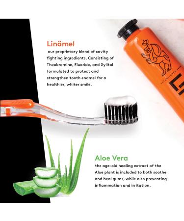 LINHART Travel Toothpaste - Enamel Care Gentle Formula for Sensitive & Normal Teeth Supports Healthy Gums and Fresh Breath Portable On-The-Go Oral Care 1 Ounce (Pack of 3) Mint Flavor - Buy Online on GoSupps.com