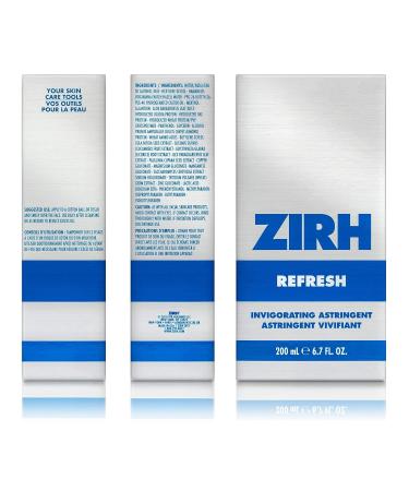 ZIRH Men's Skincare REFRESH Astringent | Invigorating 6.7 Fl Oz | Best International Shipping - Buy Online on GoSupps.com