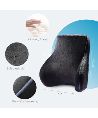 Comfier Massage Pillow for Back Pain Relief - 3 Massage Modes 2 Heat Levels Memory Foam Support for Home & Office - Buy Online on GoSupps.com