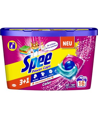 Buy Spee Power Caps Color 3+1 - 64 Washpia Color Detergent for Purity & Freshness | International Shipping - Buy Online on GoSupps.com