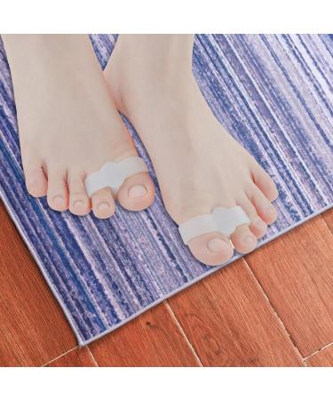 Dmais Silicone Toe Spacers | Comfortable Orthopedic Toe Spreaders for Overlapping & Hammer Toes - Large Size - Smooth Iron Design - Buy Online on GoSupps.com