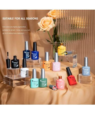 VENALISA Gel Nail Polish-Pure White Color Soak Off UV LED Nail Gel Polish Nail Art Starter Manicure Salon DIY at Home - Buy Online on GoSupps.com