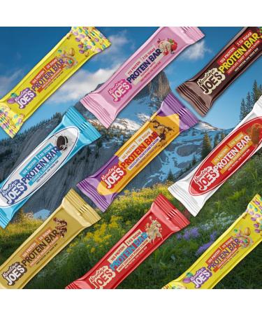 Mountain Joe's Protein Bar (12x55g) Cr me au chocolat et aux bonbons - Buy Online on GoSupps.com