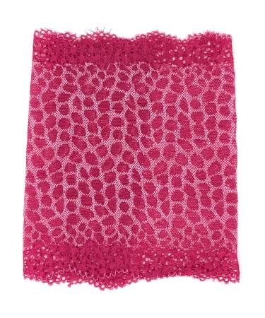 Picc Line Lace Sleeve Cover for Chemo Diabetes Freestyle Libre (PINK LEOPARD 6"LONG)