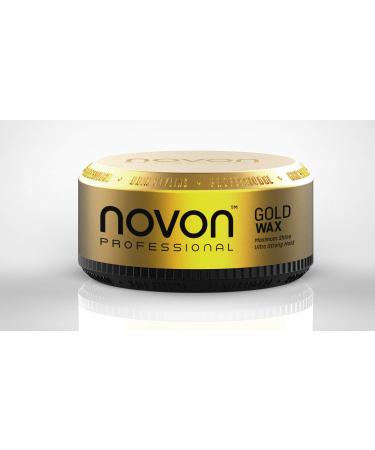 3 x Novon Professional Gold Wax 150ml - Aqua Hair Wax - pleasant scent