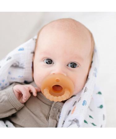 Ryan & Rose Cutie PAT Pacifier Teether - Clear Rubber Bulb - Buy Online on GoSupps.com
