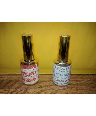 DND DC Gel Base & No Cleanse Top 0.6oz 18ml - Long-Lasting, High-Shine Finish - Buy Online on GoSupps.com