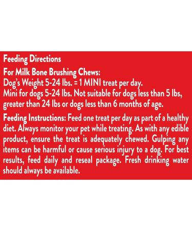 Milk-Bone Original Brushing Chews 48 Mini Dental Dog Treats - Daily Oral Care for Dogs - Buy Online on GoSupps.com
