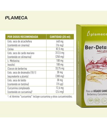  Plameca BERDetox Sabor Fresh 250 ml - Buy Online on GoSupps.com