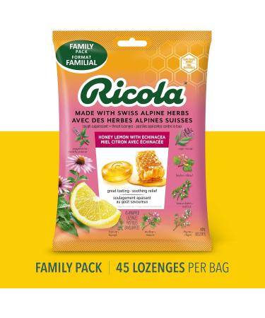 Ricola Honey Lemon Echinacea Cough Drops - Buy Online on GoSupps.com