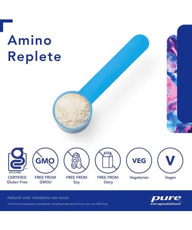 Pure Encapsulations Amino Replete | Hypoallergenic Free-form Amino Acid Powder Supplement | 240 Grams Powder - Buy Online on GoSupps.com