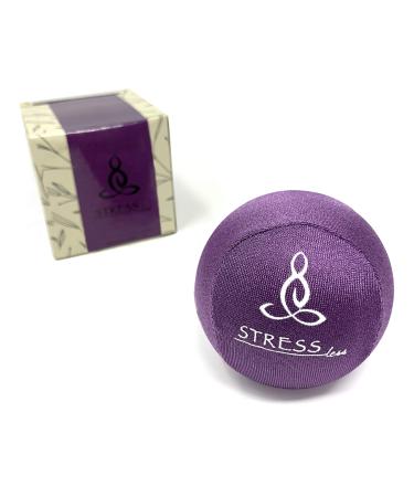 Hand Therapy Stress Ball - Perfect for Anxiety, Stress Relief and Hand Strengthening Purple
