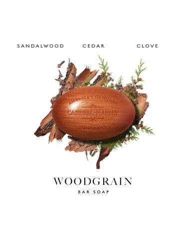 Caswell Massey Woodgrain Sandalwood Natural Bar Soap Set Moisturizing Triple Milled Body Soap for Men Plant Based with Essential Oils for Soft Skin - 5.8 Oz - Pack Of 12 - Buy Online on GoSupps.com