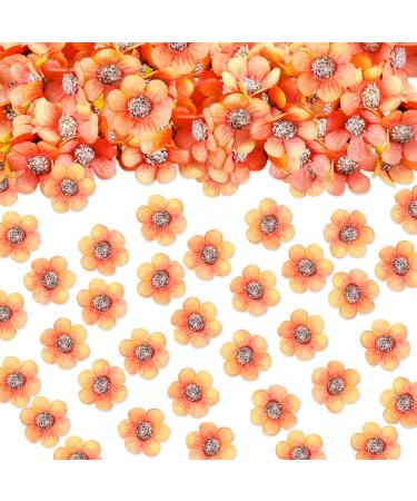 Keaziu 50PCS Flower Cupcake Toppers Daisy Flower Cupcake Picks Flower Theme Spring Birthday Wedding Bridal Baby Shower Birthday Party Decoration Supplies Red