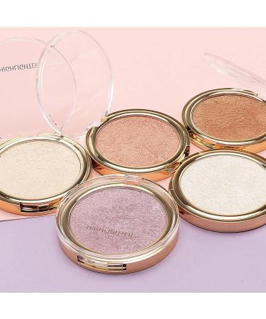 Boobeen Highlighter Powder Palette - Shimmer Illuminator for Face Makeup - Long Lasting Glow for Brighter Skin 03 - Buy Online on GoSupps.com