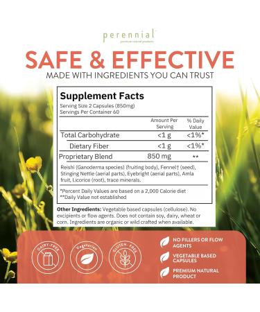 Sneezonal Defense Allergy Relief - Natural Herbal Supplement for Seasonal Support | 120 Non-GMO & Gluten-Free Capsules - Buy Online on GoSupps.com