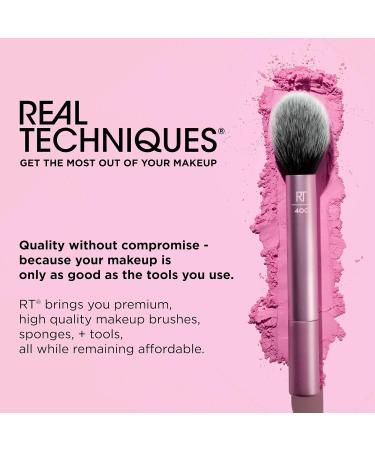 Real Techniques Glitter All The Way Brush & Sponge Set - Limited Edition Makeup Tools for Blending & Contouring | Latex-Free Holiday Gift - Buy Online on GoSupps.com
