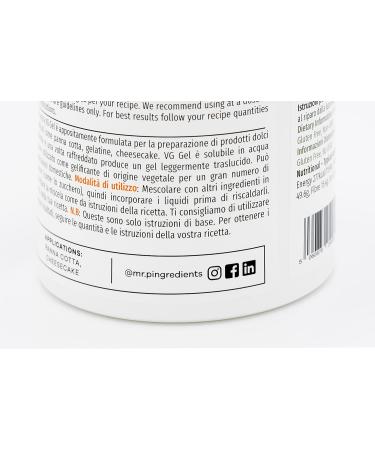 Mr.P Fish Gelatine 500g 160 Bloom Powder - Halal, Kosher, Gluten Free, Non-GMO - Stabiliser Gelling Agent - Recyclable Pot - Pack of 1 - Buy Online on GoSupps.com
