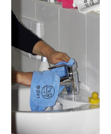 GLART 4PAS Microfiber Towels Set - 3 Ultra-Absorbent Bath Kitchen & Household Towels for Superior Cleaning - Perfect for Bathroom Shower & More - Buy Online on GoSupps.com