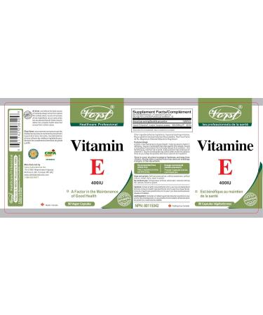 Vitamin E 400IU 90 Capsules and Vitamin D3 + K2 120 Capsules (Combo Bundle 2 Bottles) - Buy Online on GoSupps.com