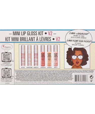 theBalm Hydrating Mini Lip Gloss 6-Piece Set | Shop Internationally for Soft Luscious Lips - Buy Online on GoSupps.com