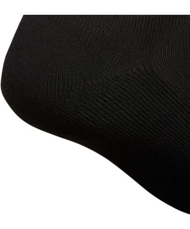 adidas Men's Athletic Cushioned No Show Socks (6-Pack) - Large Black/Aluminum - Buy Online on GoSupps.com
