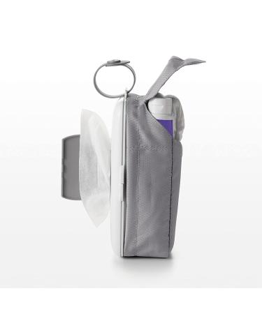 OXO Tot On-The-Go Wipes Dispenser with Diaper Pouch in Gray - Convenient Baby Essentials - Buy Online on GoSupps.com