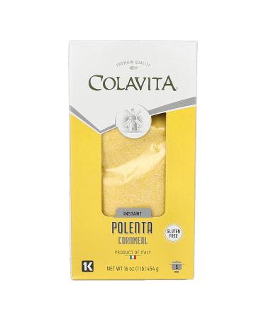Colavita Instant Polenta Cornmeal, 16 Ounce (Pack of 6)