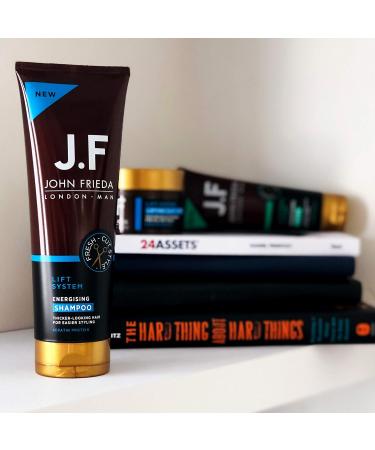 John Frieda JF Man Lift System Energising Shampoo for Fine Flat Hair - 250ml | International Shipping Available - Buy Online on GoSupps.com