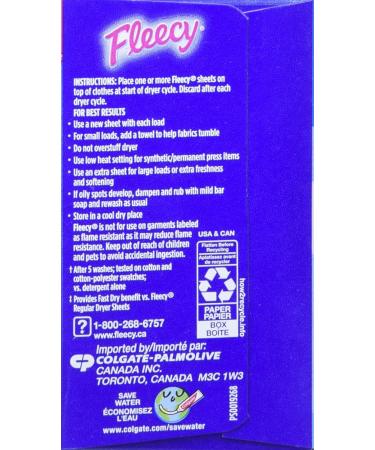 Fleecy Fabric Softener Dryer Sheets - For Irresistibly Soft & Static-Free Clothes | Paraben & Phosphate Free | Softener for Laundry | Field Flowers Fragrance 70 Sheets Fabulous Field Flowers - Buy Online on GoSupps.com