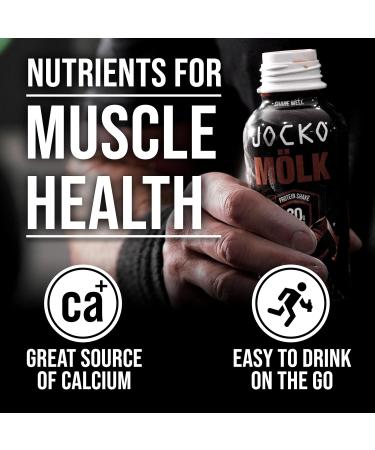Jocko M lk Chocolate Protein Shake - 30g Grass Fed Protein, KETO Friendly, No Added Sugar - 12pk - Buy Online on GoSupps.com