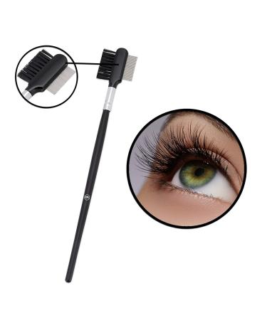 K-Pro 2-in-1 Eyebrow Brush & Eyelash Comb - Metal Dual Tool for Perfect Brows & Lashes | International Shipping - Buy Online on GoSupps.com