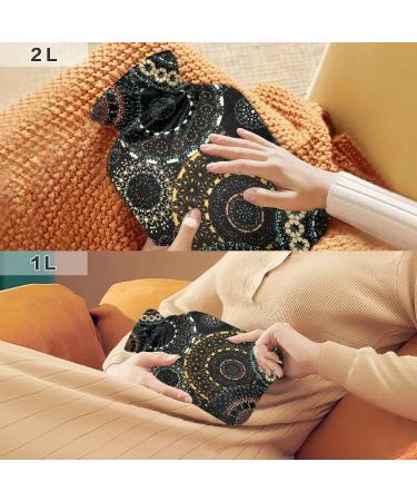 Mandala BAP Free Hot Water Bottle 2L | Large Pain Relief Bag for Headaches Neck & Shoulders - International Shipping Available - Buy Online on GoSupps.com