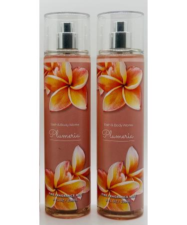 Bath and Body Works (2) Plumeria Fine Fragrance Mists-8 oz. Bottles - Buy Online on GoSupps.com