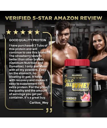 ALLMAX Nutrition AllWhey Gold 100% Whey Protein Isolate - Chocolate Peanut Butter 2 lbs - Buy Online on GoSupps.com
