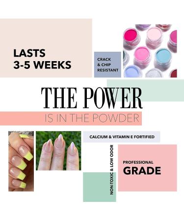 Revel Nail Dip Powder - Clear Chip Resistant Nail Polish with Vitamin E and Calcium for DIY Manicure - Buy Online on GoSupps.com