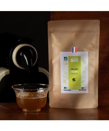 CAPSUL&BIO Organic Green Tea Mint Loose 125 g Bag - Instant Infusion Fine Cut Cold or Hot - 100% Natural Certified Organic In - Buy Online on GoSupps.com