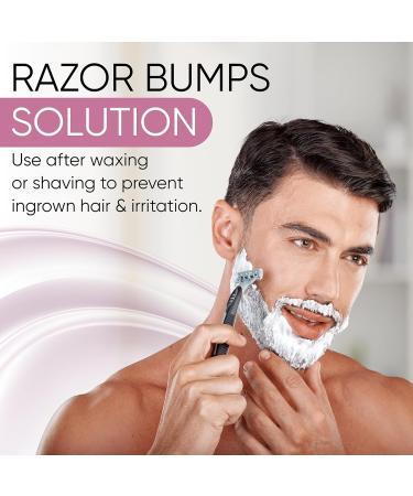 Razor Bump Treatment for Bikini Area | Ingrown Hair Serum with Vitamin E AHA/BHA & Camphor Soothes Razor Burns & Irritated Skin - Buy Online on GoSupps.com