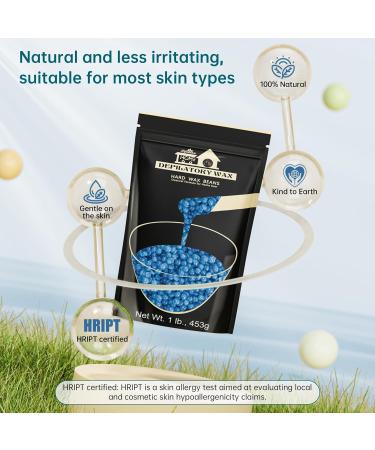  Lifestance Lifestance 450g Chamomile Wax Beads Formulated for Beginners Wax Beads with 10 Wooden Spatulas for Hair Removal - Buy Online on GoSupps.com